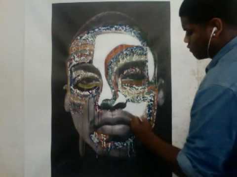 480x360 Lupe Fiasco Painting - Lupe Fiasco Painting