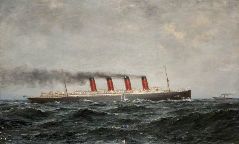 800x484 Rms - Lusitania Painting