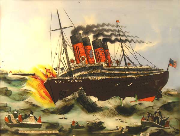 600x453 Great Eastern Steamship - Lusitania Painting