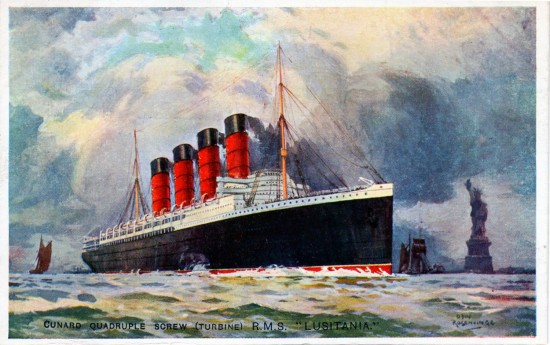 550x345 Lusitania Sinking Anniversary - Lusitania Sinking Painting