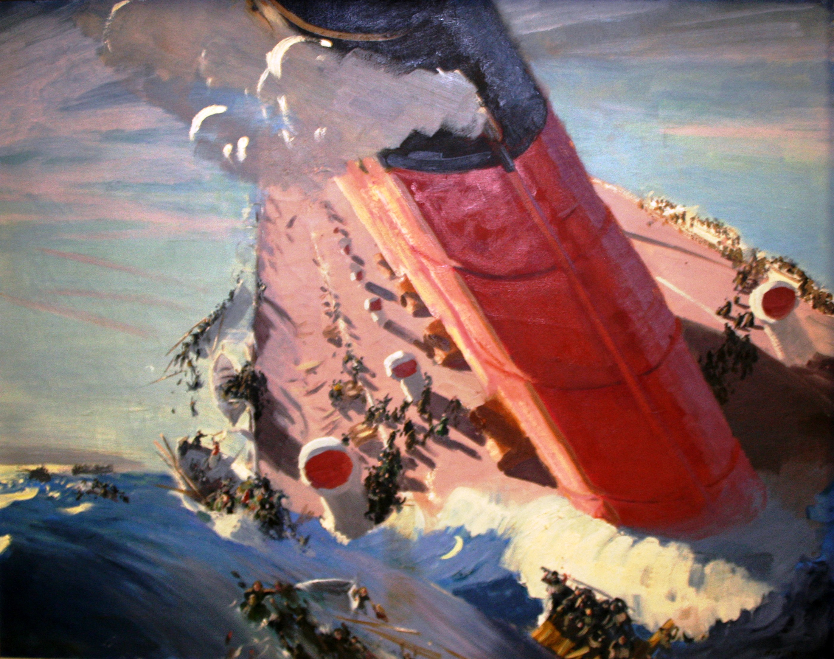 2799x2212 Remember The Lusitania 3 Pieces Of World War I Propaganda - Lusitania Sinking Painting