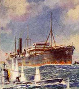 272x308 Churchillnew - Lusitania Sinking Painting