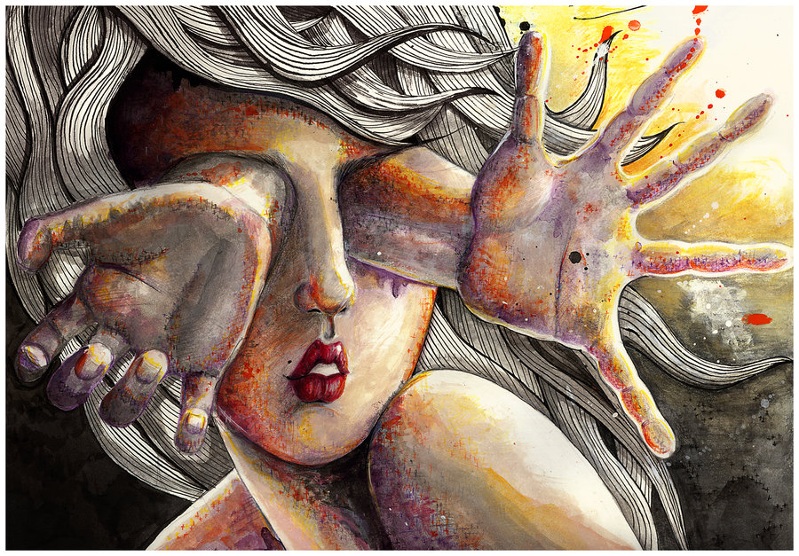 900x627 Lust By Eskarine - Lust Painting