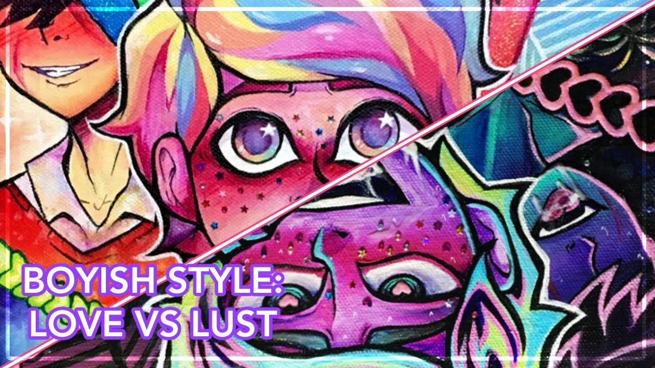 1280x720 Boyish Style Love Vs Lust Painting Process - Lust Painting