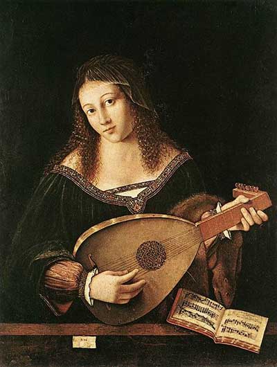 400x530 Lute Player Paintings By Famous Artists - Lute Painting