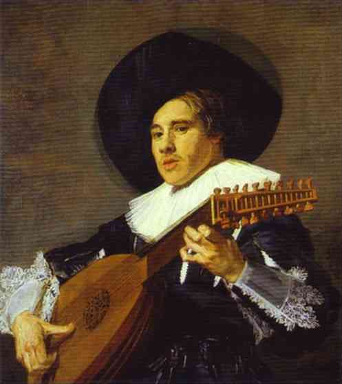 497x559 Oil Paintingthe Lute Player. C. 1630 - Lute Player Painting