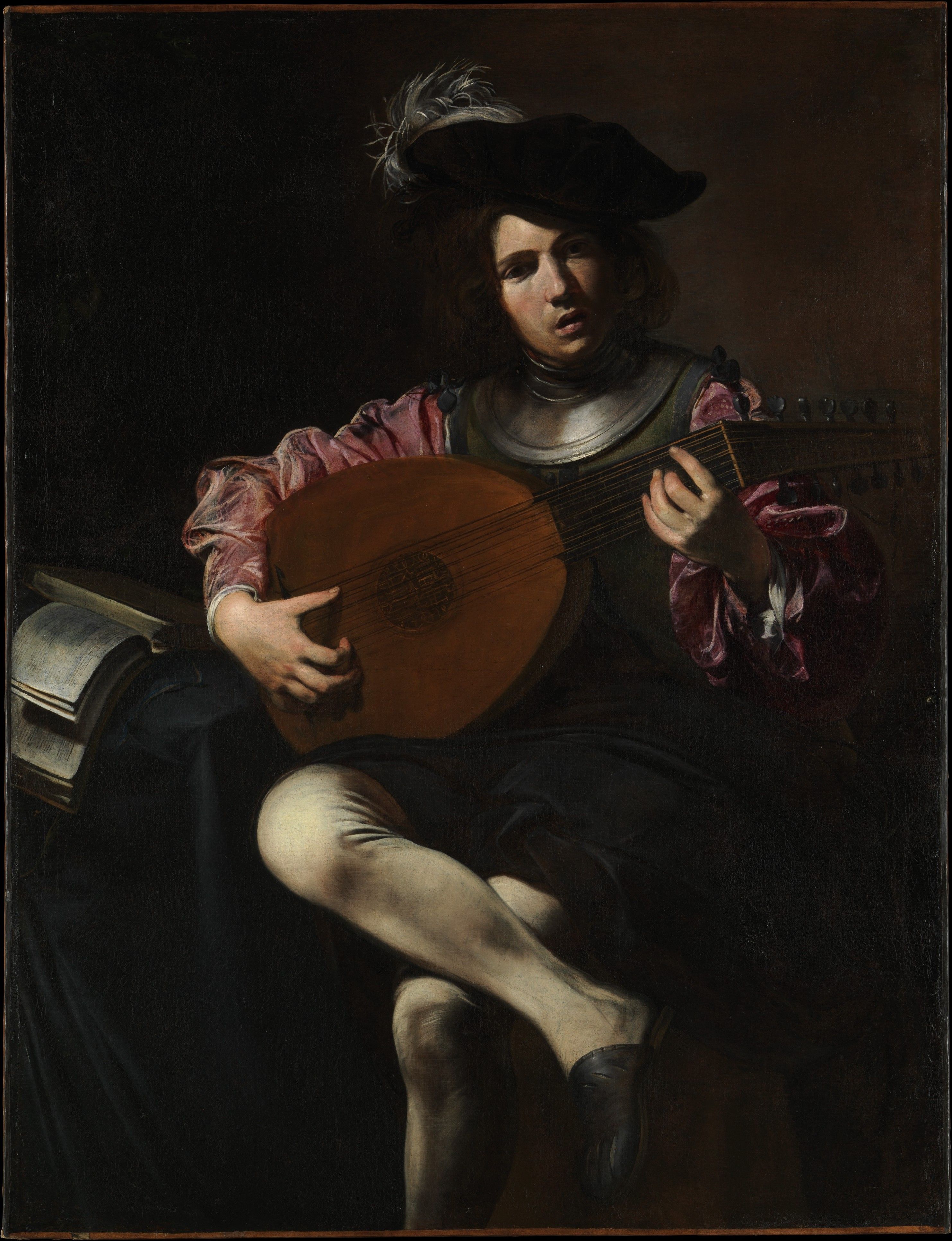 2965x3864 Valentin De Boulogne The Lute Player The Metropolitan Museum - Lute Player Painting