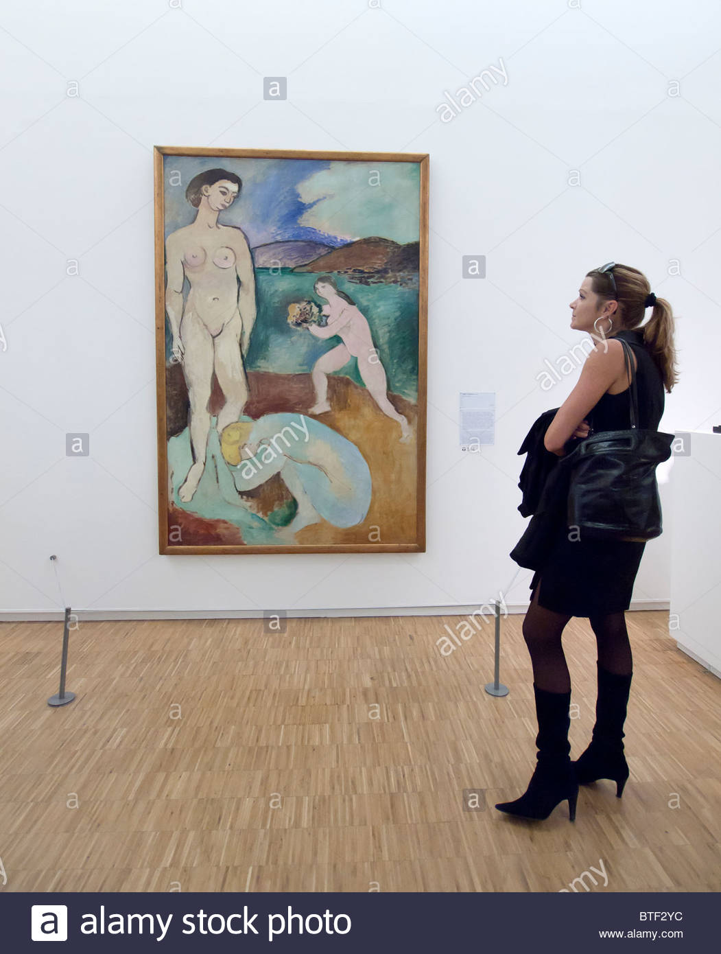 1051x1390 Woman Looking - Luxe Painting