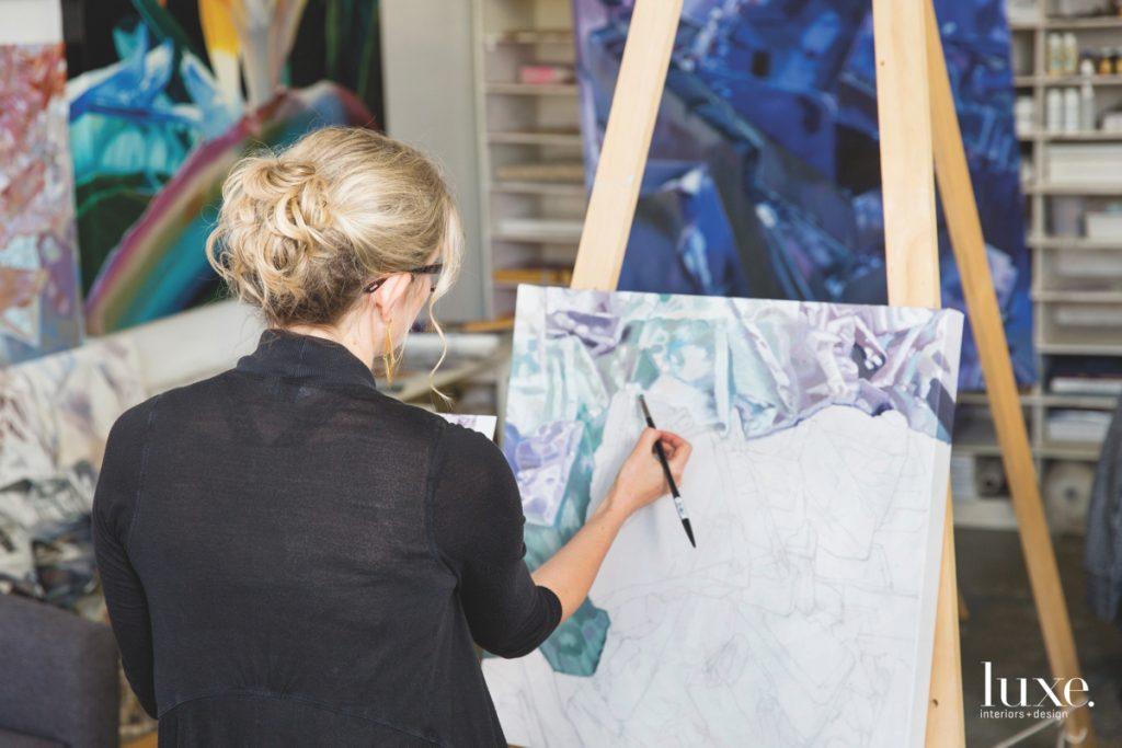 1024x683 Chloe Hedden's Luminous Paintings Shine Bright - Luxe Painting