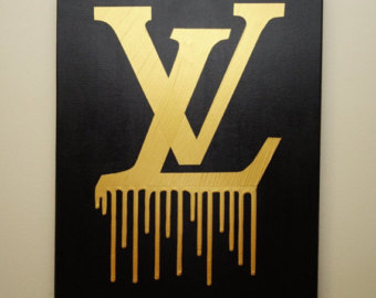340x270 Louis Vuitton Paris Painting 20x20 Lv Inspired Designer - Lv Painting