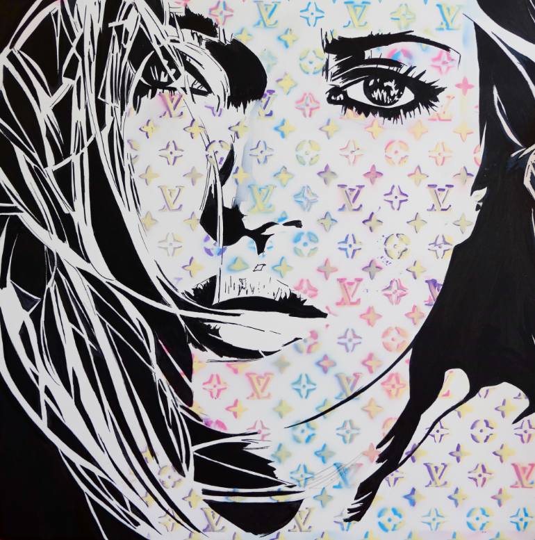 770x777 Saatchi Art Kate X Lv Painting By Louis Nicolas Darbon - Lv Painting