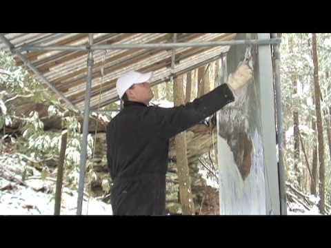 480x360 Snow Painting And Interview - Lynn Boggess Painting