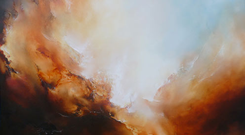 496x273 Artist Simon Kenny's Abstract Canvases In Oil And Mixed Media - Lyrical Abstraction Painting