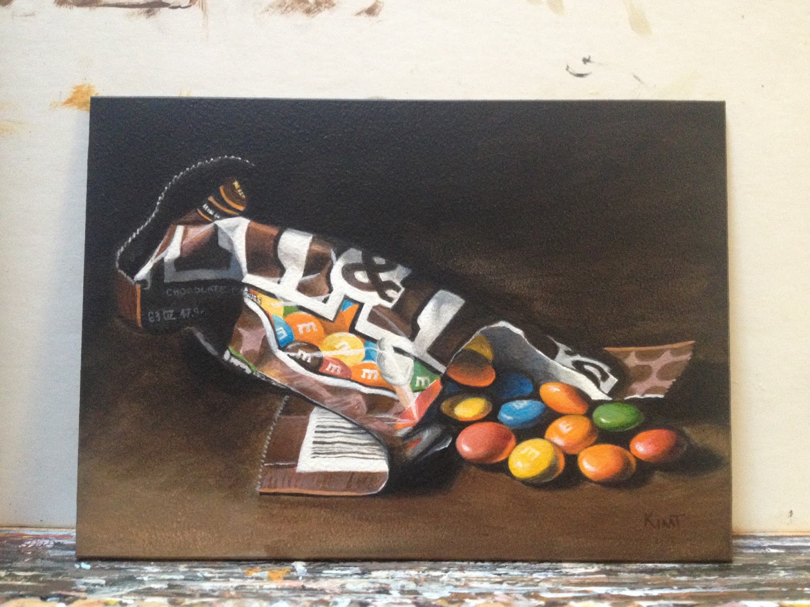 1600x1200 Paintings By Kim Testone Step By Step Painting Of M And M'S - M And M Painting