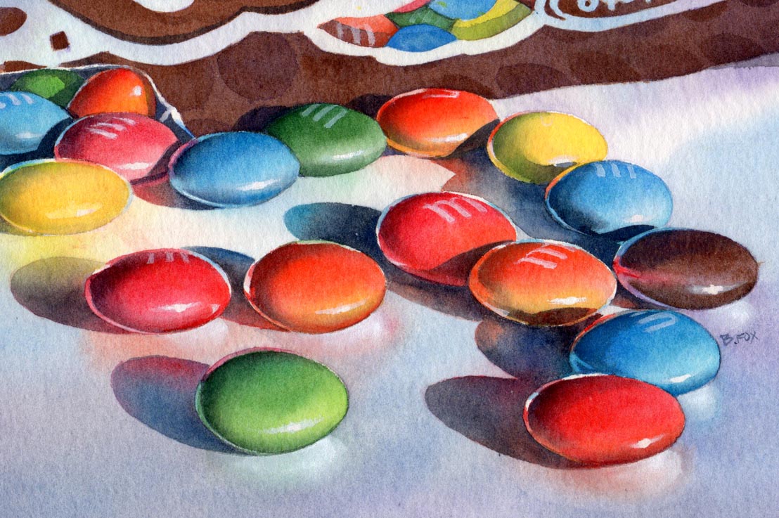 1108x737 Barbara Fox - M And M Painting