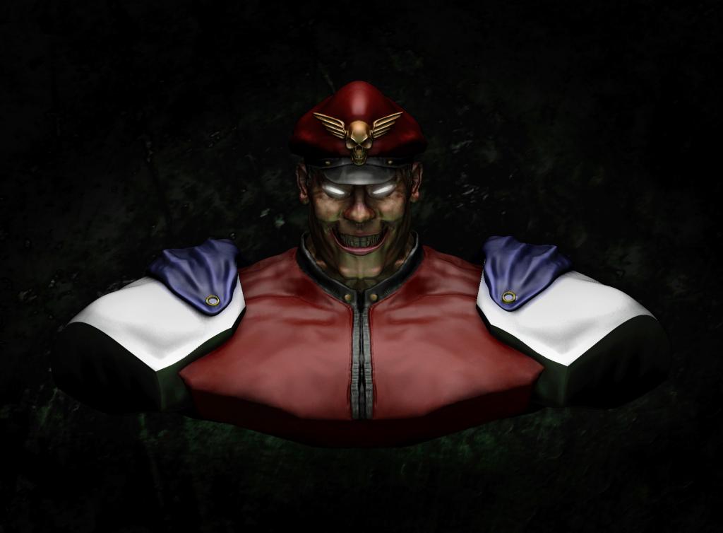 1024x754 M.bison Zbrush By Daniel White - M Bison Painting