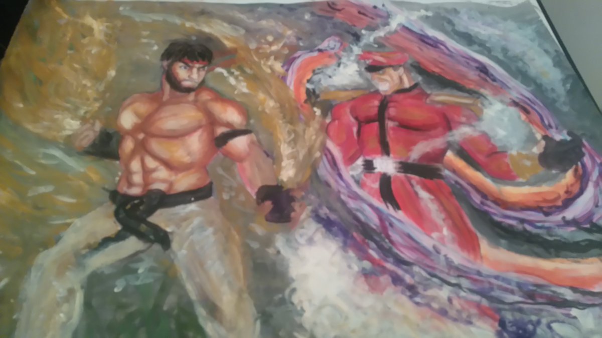 1200x675 Mg Gift (@mggift1) Twitter - M Bison Painting