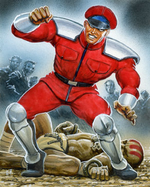 308x384 Gallery 6 - M Bison Painting