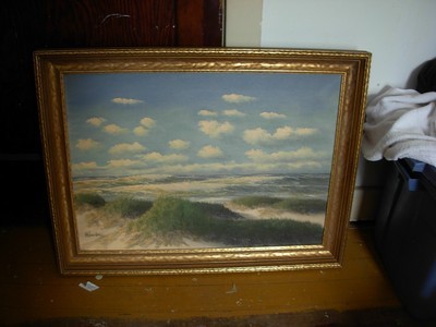 400x300 M Charles Donald Leary Outer Banks Oil Painting - M Charles Painting