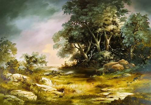 497x347 M. Charles Rhinehart Paintings Art For Sale Paintingart.space - M Charles Painting