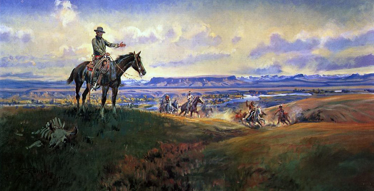 741x380 Charles Marion Russell Gallery - M Charles Painting