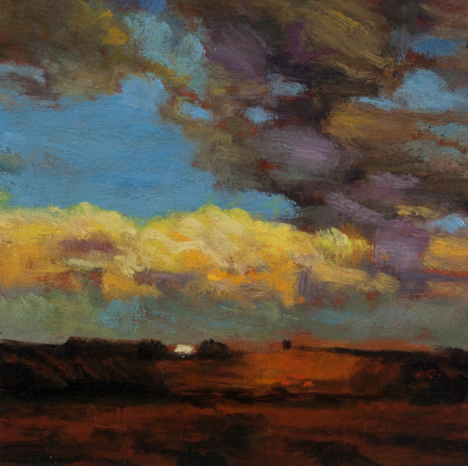1600x1595 Day Thirty Five Clouds After A Storm By Charles Harold Davis - M Storm Painting