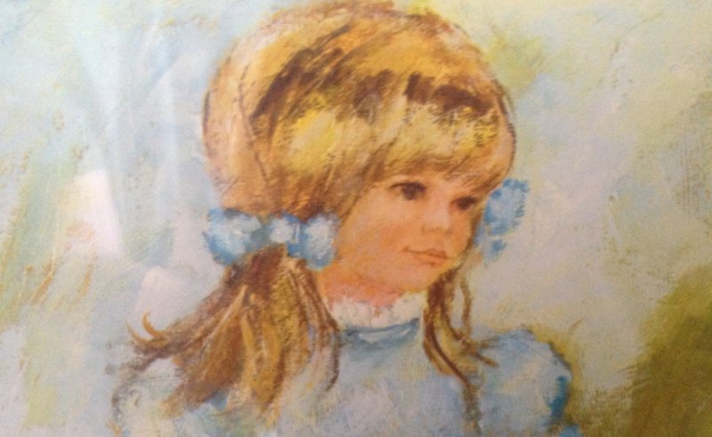 800x491 M Storm Paintings Of Girl With Flowers Painting For Home - M Storm Painting