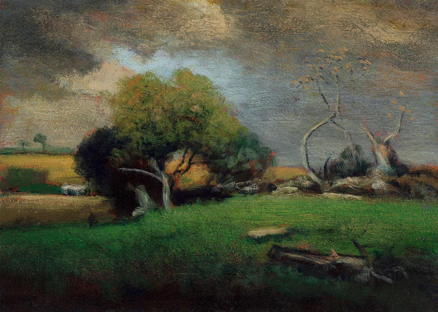 1500x1070 13 George Inness - M Storm Painting