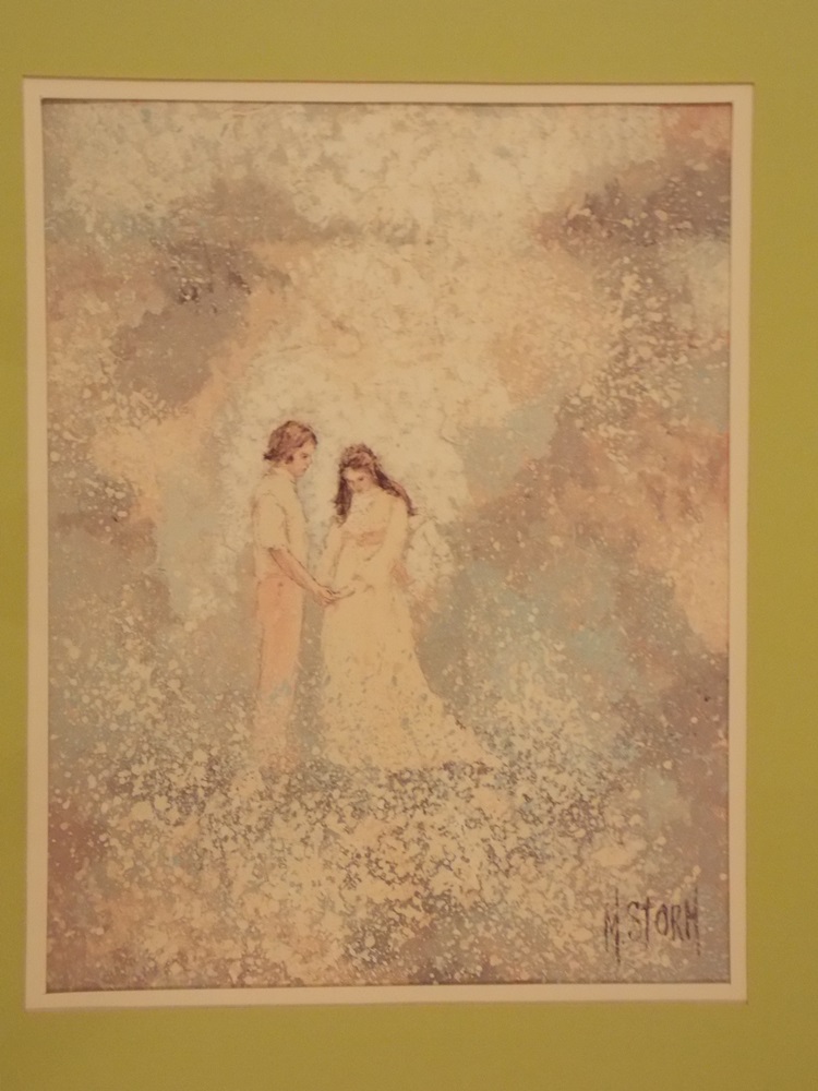 750x1000 Print By M Storm Of Young Couple Ebth - M Storm Painting