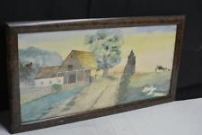 225x150 Vintage Original Watercolor Iris Flower M Storm - M Storm Painting