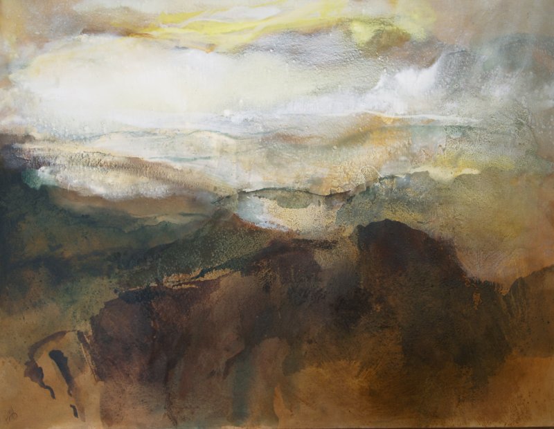 800x620 2a. Landscapes Of Swaledale, Yorkshire Dales Peter M. Hicks - M Storm Painting