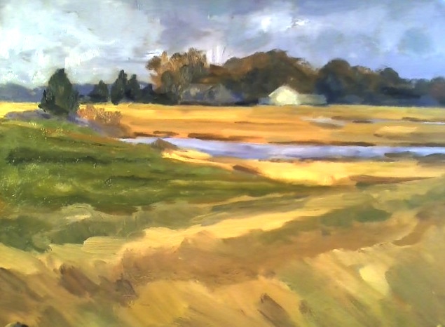 635x466 Before The Oil Painting C.kidder Studio - M Storm Painting