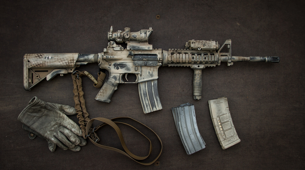 1024x570 Thoughts On Painting Guns - M4 Painting