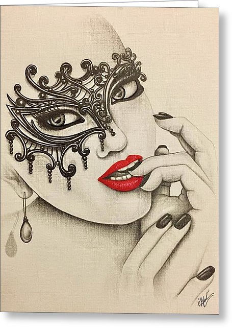 455x646 Ma Jolie Painting By Carlos Granela - Ma Jolie Painting