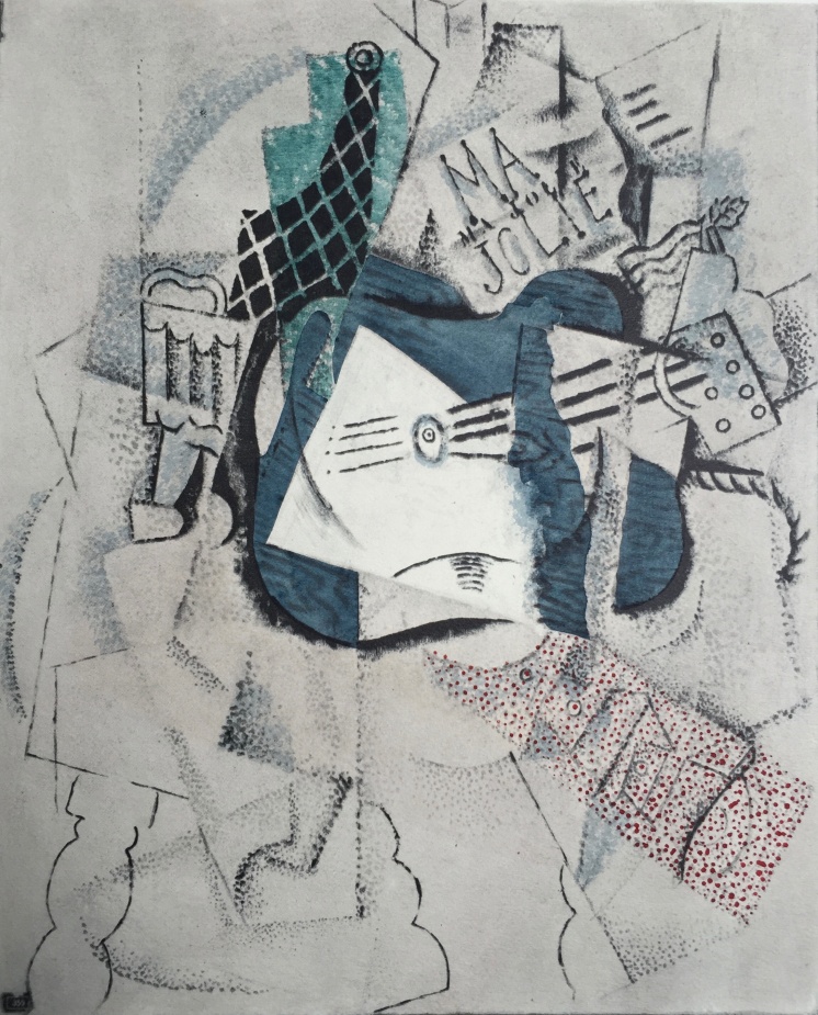 746x925 Pablo Picasso - Ma Jolie Painting