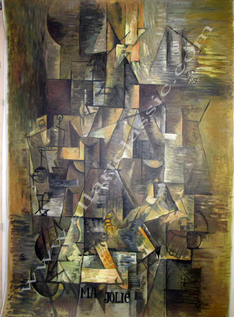 750x1016 Reproductions Picasso - Ma Jolie Painting