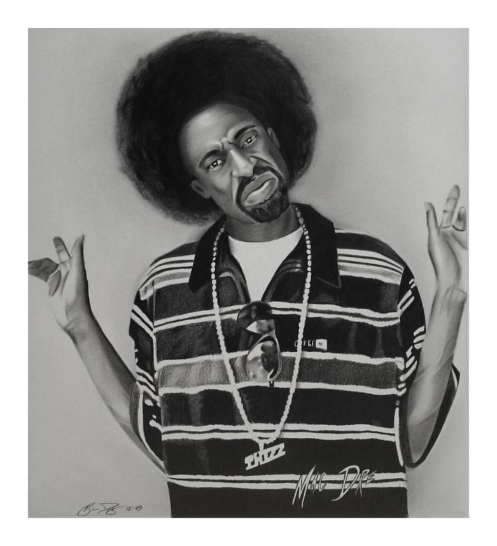 710x780 Mac Dre By Golfiscool - Mac Dre Painting