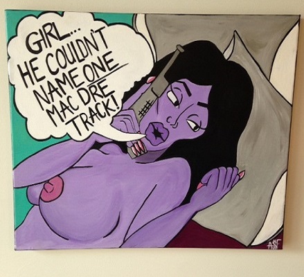 439x400 Mac Dre The Original Painting - Mac Dre Painting