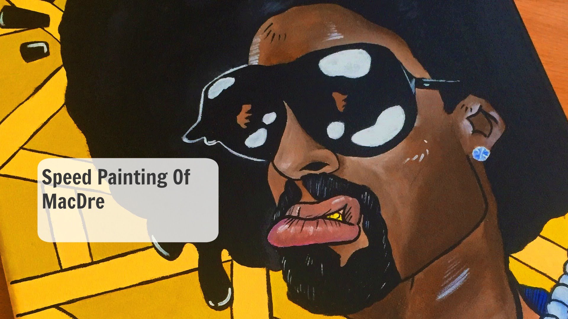 1920x1080 Speed Painting Macdre - Mac Dre Painting