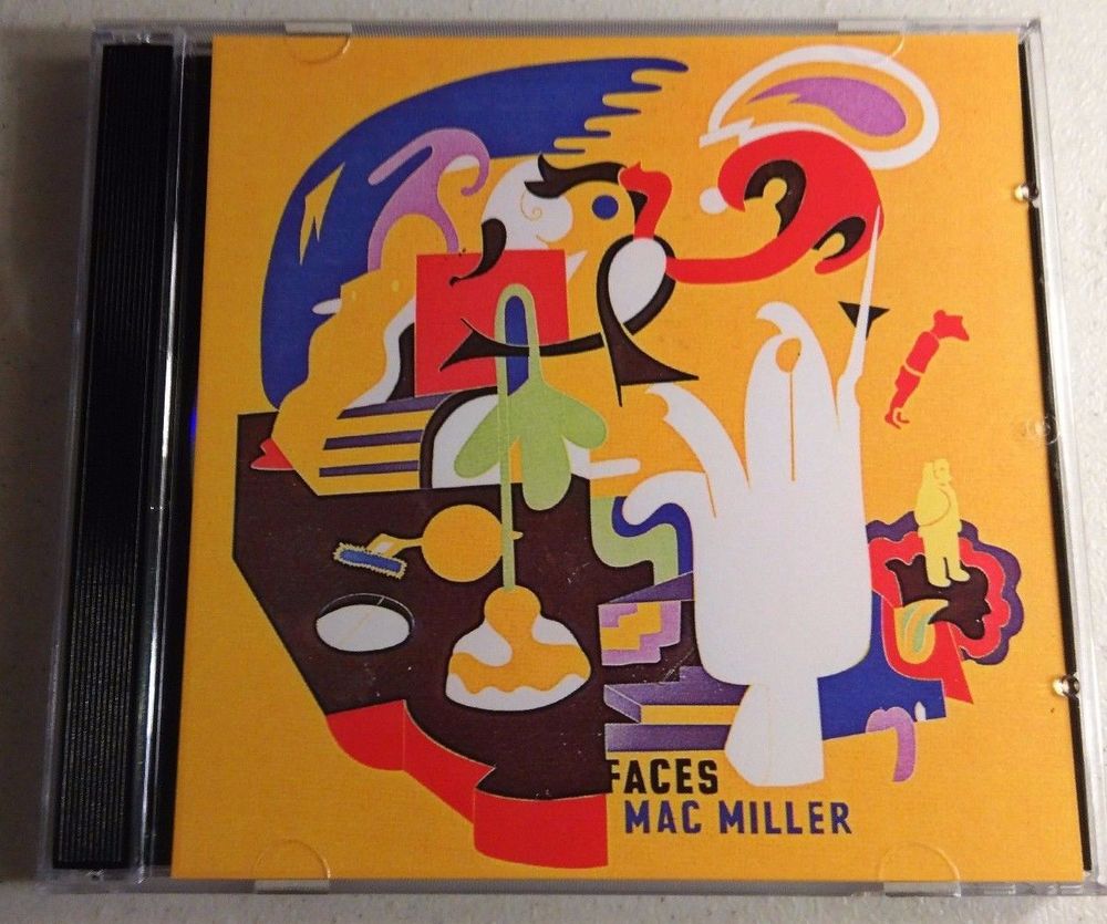 1000x835 Mac Miller Faces 2 Cd Official Artist Mixtape Cd Ships Fast. Ebay - Mac Miller Painting