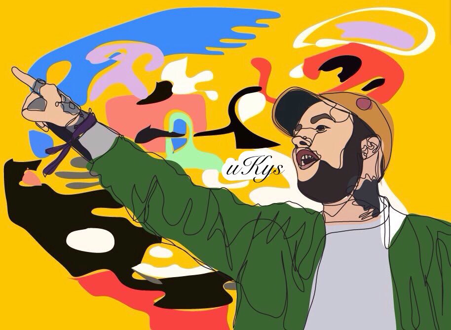 914x668 Ukysartist (@ukysart) Twitter - Mac Miller Painting