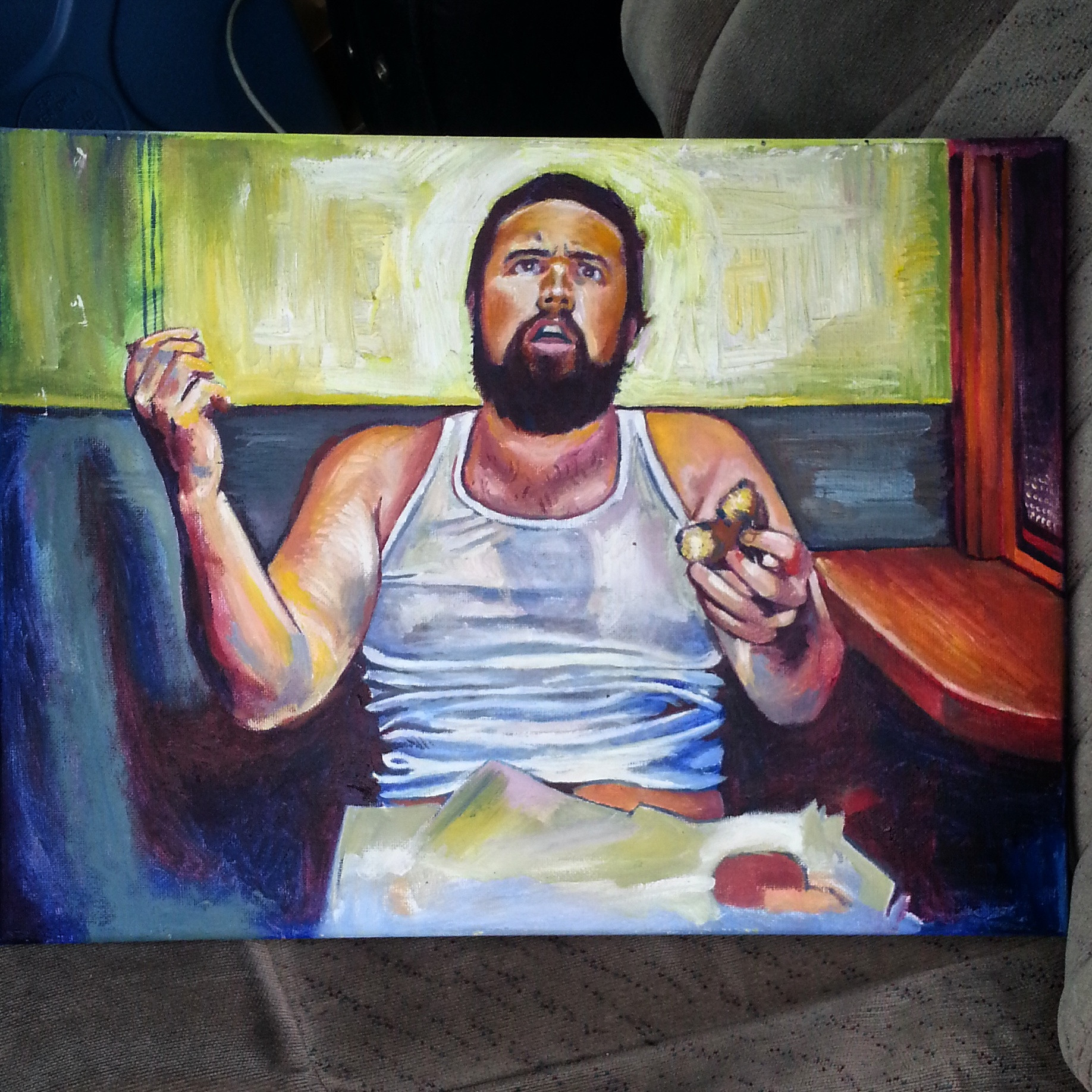 1836x1836 Fat Mac Oil Painting - Mac Painting