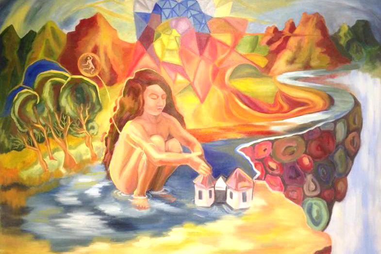 785x523 Sculptor, Painter, Printmaker Juliette Myers - Mac Painting