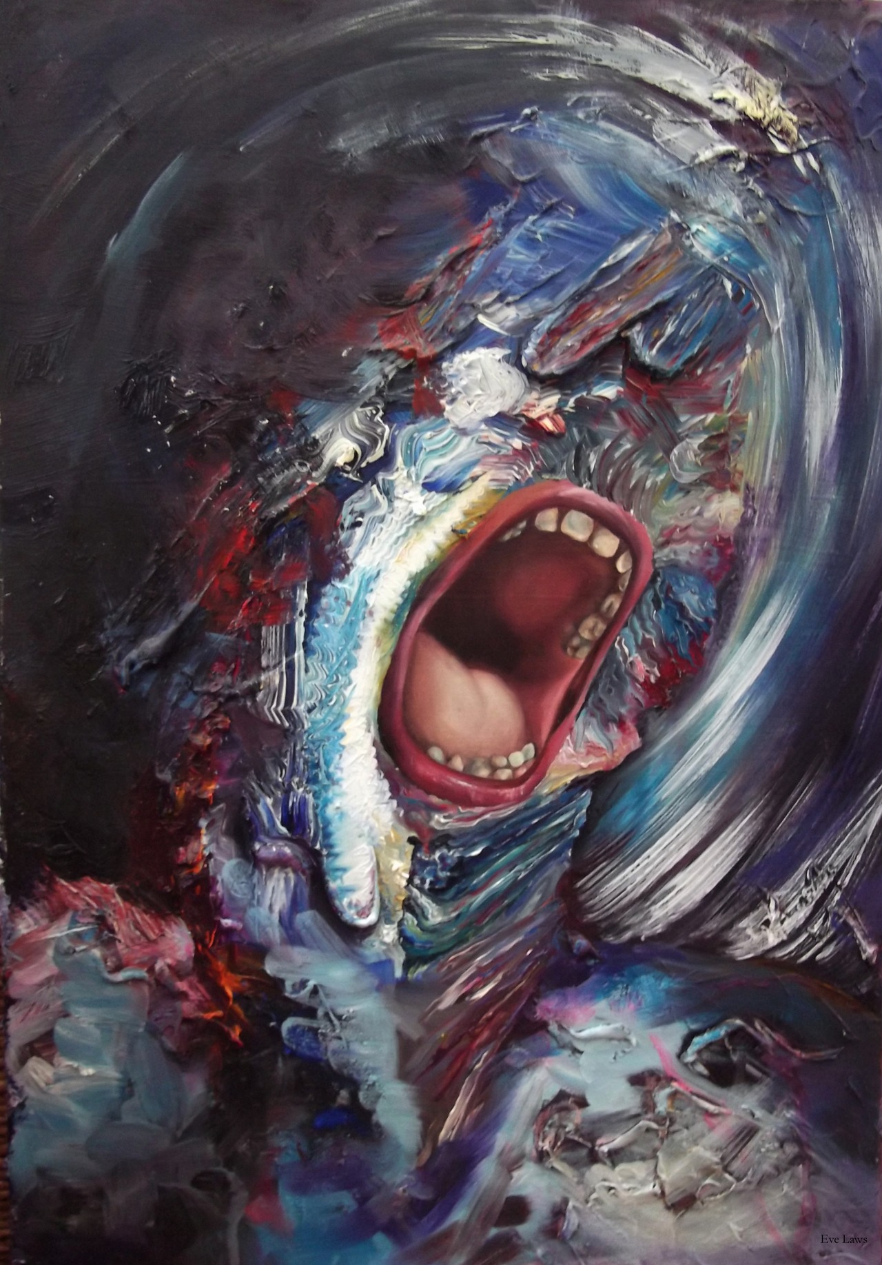 1280x1835 Novocastria Macabre Aim For The Heart - Macabre Painting