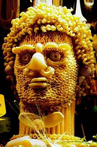 311x470 Help Finding A Certain Painting, Pasta Man - Macaroni Painting