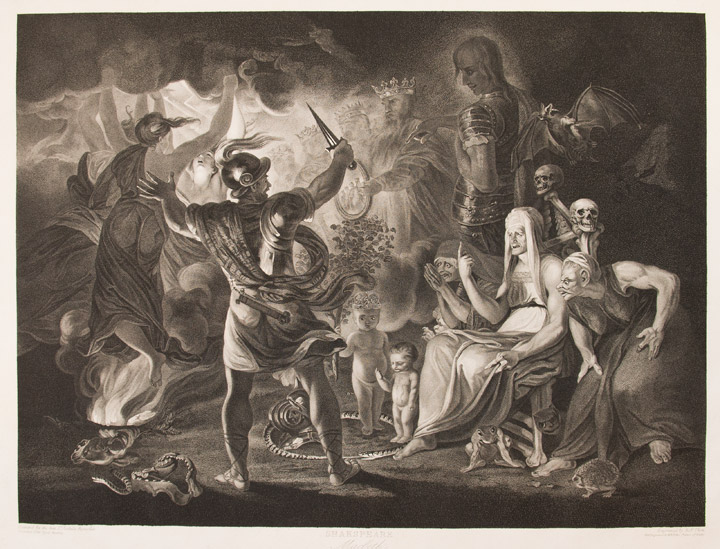 720x549 Shakespeare Macbethct Iv Scene I Dark Cave. In The Middle - Macbeth Painting