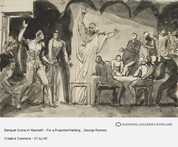 600x498 Banquet Scene - Macbeth Painting