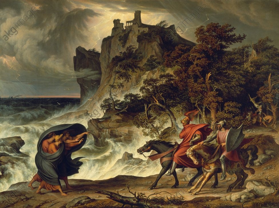 977x728 Akg Images - Macbeth Painting