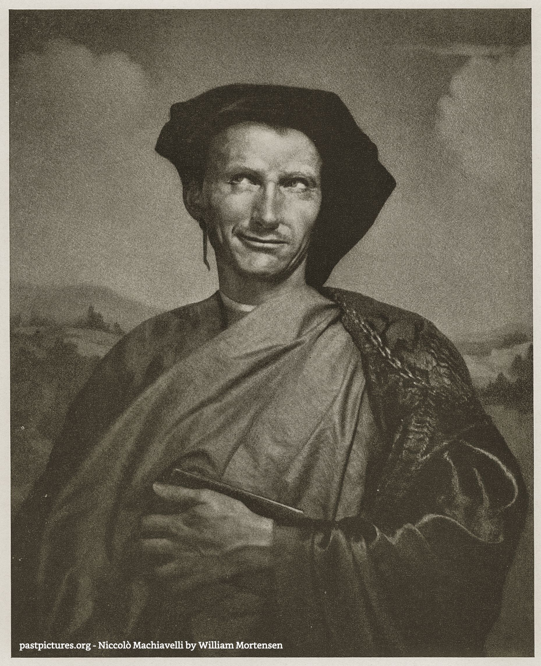 1858x2286 Machiavelli By William Mortensen About 1930 - Machiavelli Painting