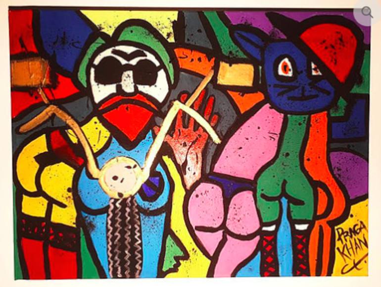 770x579 Saatchi Art Mr Macho Man Painting By Inja Van Gastel - Macho Man Painting